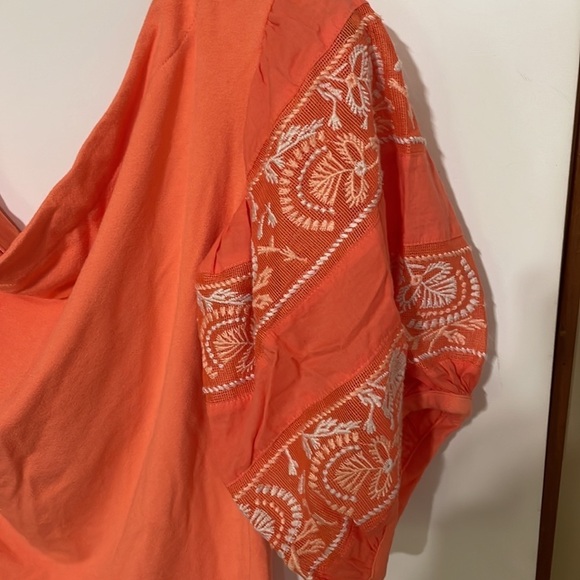 Free People Rock With Ot Top In Coral - Picture 12 of 13